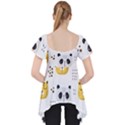 Seamless Pattern Cute Animals Lace Front Dolly Top View2