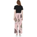 Seamless Pattern Adorable Cat Inside Cup Women s Pants  View2