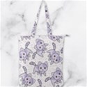 Cats Pattern Design Double Zip Up Tote Bag View1