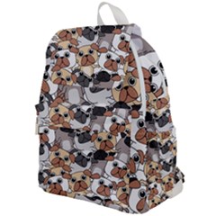 Many Dogs Pattern Top Flap Backpack by Simbadda