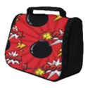 Pop Art Comic Pattern Bomb Boom Explosion Background Full Print Travel Pouch (Small) View1