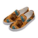 Pet House Bowl Food Seamless Pattern Women s Canvas Slip Ons View2
