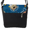 Seamless-pattern-funny-astronaut-outer-space-transportation Removable Flap Cover (S) View2
