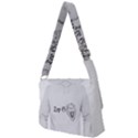 (2)DX hoodie  Full Print Messenger Bag (S) View2