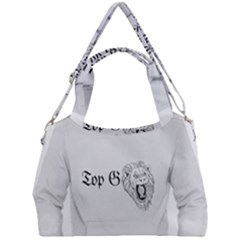 (2)dx Hoodie Double Compartment Shoulder Bag by Alldesigners