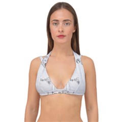 (2)dx Hoodie Double Strap Halter Bikini Top