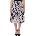 Mix Animal Skin Prints Seamless Pattern Vector Classic Midi Skirt View1