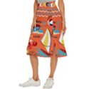 Seamless Pattern Vector Beach Holiday Theme Set Midi Panel Skirt View2