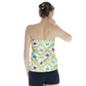 Birds Pattern Background Strapless Top View2