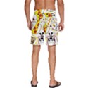Vector Seamless Pattern Nice Animals Cartoon Men s Beach Shorts View4