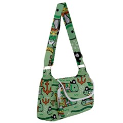Seamless Pattern Fishes Pirates Cartoon Multipack Bag