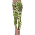 Seamless Pattern With Trees Owls Kids  Lightweight Velour Classic Yoga Leggings View4