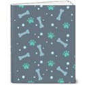 Bons Foot Prints Pattern Background 8  x 10  Softcover Notebook View1