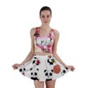 Playing Panda Cartoon Mini Skirt View1
