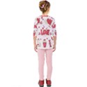 Hand Drawn Valentines Day Element Collection Kids  Quarter Sleeve Raglan Tee View2