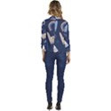 Colorful-cute-cats-seamless-pattern Women s Casual 3/4 Sleeve Spring Jacket View4