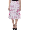 Cute-girly-seamless-pattern Classic Midi Skirt View1