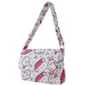 Cute-animals-seamless-pattern-kawaii-doodle-style Full Print Messenger Bag (S) View1