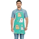 Seamless-pattern-cute-cat-cartoon-with-hand-drawn-style Kitchen Apron View1