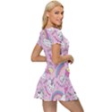 Beautiful-cute-animals-pattern-pink Women s Sports Wear Set View3