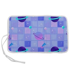 Seamless-pattern-pastel-galaxy-future Pen Storage Case (s)