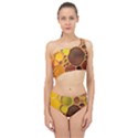 Abstract Oil Painting Spliced Up Two Piece Swimsuit View1
