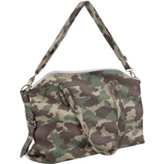 Camouflage Design Canvas Crossbody Bag by Excel