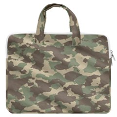 Camouflage Design Macbook Pro 16  Double Pocket Laptop Bag  by Excel