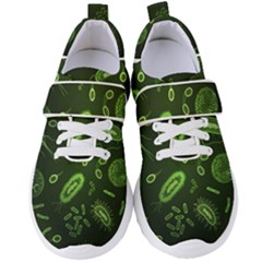 Bacteria-virus-seamless-pattern-inversion Women s Velcro Strap Shoes
