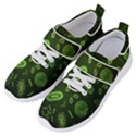 Bacteria-virus-seamless-pattern-inversion Women s Velcro Strap Shoes View2