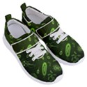 Bacteria-virus-seamless-pattern-inversion Women s Velcro Strap Shoes View3