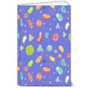 Virus-seamless-pattern 8  x 10  Softcover Notebook View1