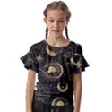 Asian-seamless-pattern-with-clouds-moon-sun-stars-vector-collection-oriental-chinese-japanese-korean Kids  Cut Out Flutter Sleeves View1