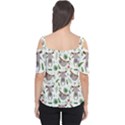Seamless-pattern-with-cute-sloths Cutout Shoulder Tee View2