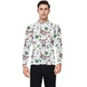Seamless-pattern-with-cute-sloths Men s Long Sleeve Rash Guard View1