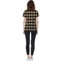 Golden-chess-board-background Short Sleeve Pocket Shirt View2