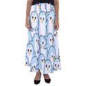 Penguins-pattern Flared Maxi Skirt View1
