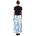 Penguins-pattern Flared Maxi Skirt View2
