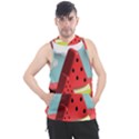 Strawberries Fruit Men s Sleeveless Hoodie View1