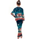 Bridge Transportation Train Toys Kids  Satin Long Sleeve Pajamas Set View2