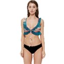 Bridge Transportation Train Toys Low Cut Ruffle Edge Bikini Top View1