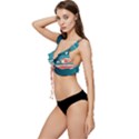 Bridge Transportation Train Toys Low Cut Ruffle Edge Bikini Top View2