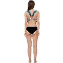 Bridge Transportation Train Toys Low Cut Ruffle Edge Bikini Top View4
