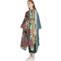 Building Urban Architecture Tower Women s Hooded Rain Ponchos View2