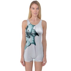Skirt  One Piece Boyleg Swimsuit