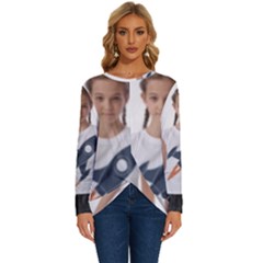 Img 20230716 195940 Img 20230716 200008 Long Sleeve Crew Neck Pullover Top