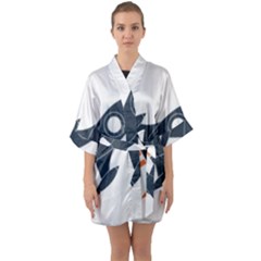 Img 20230716 190400 Img 20230716 190422 Half Sleeve Satin Kimono  by 3147330