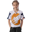 Img 20230716 190400 Img 20230716 190422 Kids  V-Neck Horn Sleeve Blouse View1