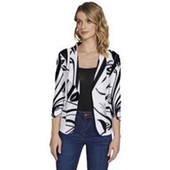 Img 20230716 190304 Women s One-button 3/4 Sleeve Short Jacket