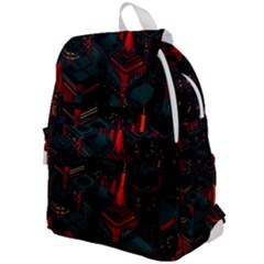 A Dark City Vector Top Flap Backpack by Proyonanggan